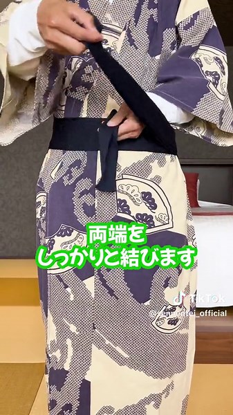 浴衣の正しい着方と帯の結び方指南！