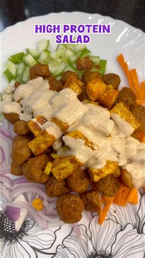 Salad time- Healthy recipes ep:1 #ordinaryygirll #food #cooking #healthyfood #salad #soya #paneer