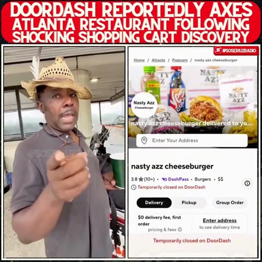 "SO MANY QUESTIONS" DOORDASH REPORTEDLY SHUTS DOWN ATLANTA RESTAURANT RUN OUT OF A SHOPPING CART!