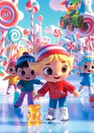 Cute cartoons enjoying #kids #kidssong #kidscartoon #cartoonvideo #foryou