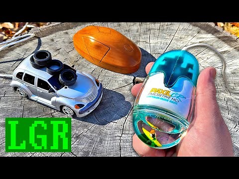 Weird Old Computer Mice: Wood, Wheels, & Water