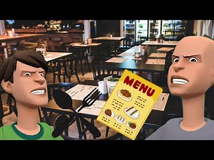 Classic Caillou Misbehaves at the Plotagon Restaurant / Grounded S1 E4