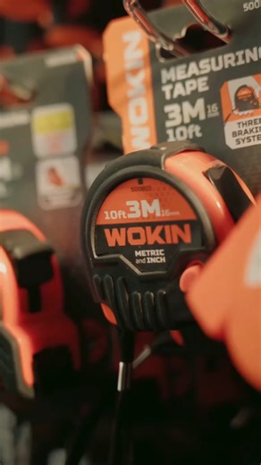 25K views · 265 reactions | Every millimeter counts. At WOKIN, we believe in precision. Our measuring tapes are built with high-quality materials to ensure every measurement is dead-on. Find the right size and style for your next project from our extensive range. #WOKIN #wokintools #MeasuringTape #measuringtools #tools | Wokin Tools | Facebook