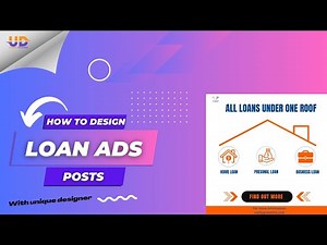Creating Eye-Catching Bank Loan Ads: Design Tutorial in Canvas ‪@imdesignerpratik.‬