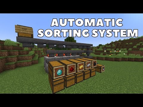 Minecraft Fully Automatic Sorting System | 1.21