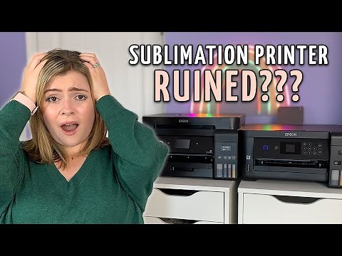 Sublimation Printer RUINED?! How to Fix a Clogged Sublimation Printer