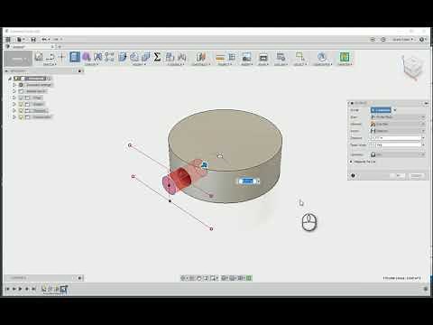 Circular pattern a feature in Fusion 360