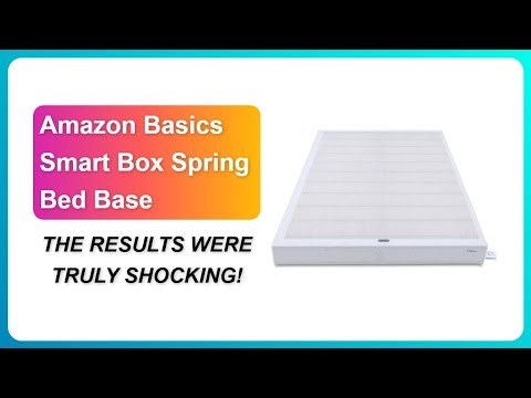 REVIEW (2026): Amazon Basics Smart Box Spring Bed Base | THE RESULTS WERE TRULY SHOCKING!