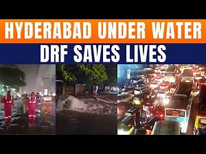 LIVE: Hyderabad Weather | Heavy Rains | Monsoon | Flood | DRF Rescue Operation | Traffic | News9