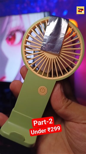DIY Mini USB Hand Fan with Phone Holder 🔥 | Speed Test | #shots #gadgetfreak #minifan #fans #summer