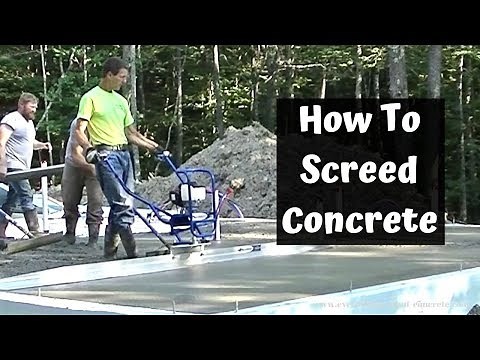 How To Screed Concrete | Best Screed For Concrete Floors