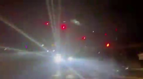 Stolen blue Camaro doing donuts hits many spectators & smashes into big-rig caught in sideshow before dawn at Depot & Clawiter in Hayward. Those in car run off. Crowd then jumps onto & trashes car. “Why?” befuddled truck driver repeatedly asks before speaking to @HaywardPD