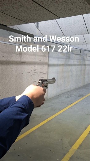 Smith and Wesson 617 22lr #revolver #shots #shoot #range #smith #22lr #training #fineguns #bigiron