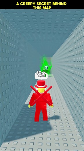 A CREEPY SECRET BEHIND THIS MAP #roblox #shorts