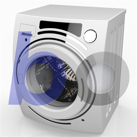 1/35 Scale Laundry Washing Machine Cloth Wash (movable) (3D Print File STL Plan Digital Download) (DIY Miniature Doll Dollhouse Child Adult) - Etsy