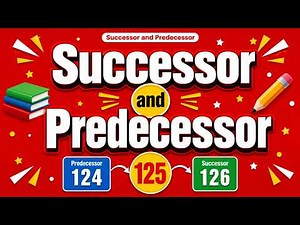 Successor and Predecessor Explained | Maths Basics for Students 📚✨ #successorandpredecessor #maths
