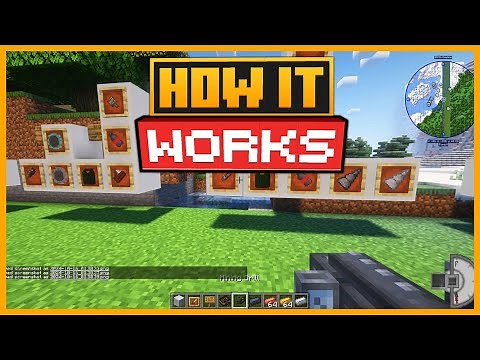 🟨 HOW MINING DRILL WORKS in the IMMERSIVE ENGINEERING MOD in MINECRAFT