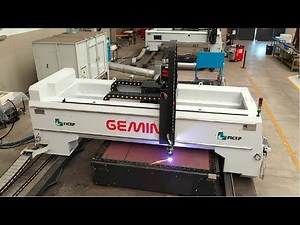 Steel Plate Fabrication Processes with the FICEP Gemini SP