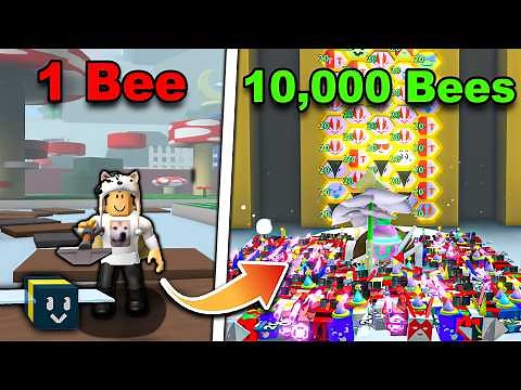 Bee Swarm Simulator, But Every 5 Minutes My Bees DOUBLE!