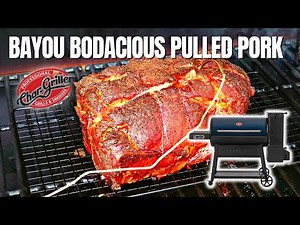 Bayou Bodacious Pulled Pork | Char-griller 980 Gravity Fed Smoker | How To Smoke a Pork Butt