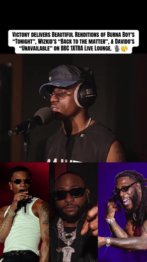 Victony BBC 1XTRA Live Lounge: Covers of Tonight, Back to the Matter, Unavailable
