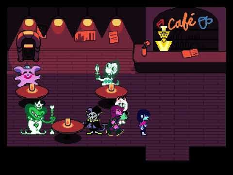 Deltarune Chapter 2 - What happens if you manage to put Jevil in the Cafe?