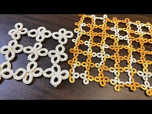 Easy allover pattern ❤️needle tatting.