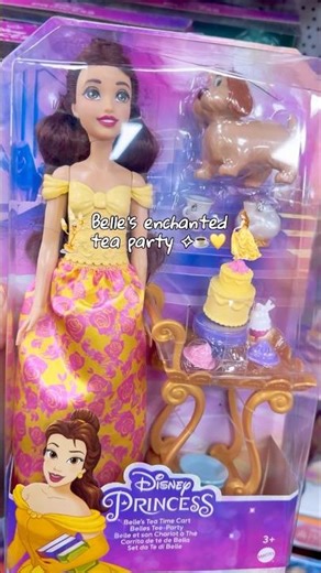 💋🌹Disney Princess Belle Tea Time doll✨👸🏽🫖 #belle #beautyandthebeast #disney #disneyprincess