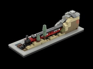 LEGO MOC-99299 Miniature Hogwarts Express (Harry Potter 2022)