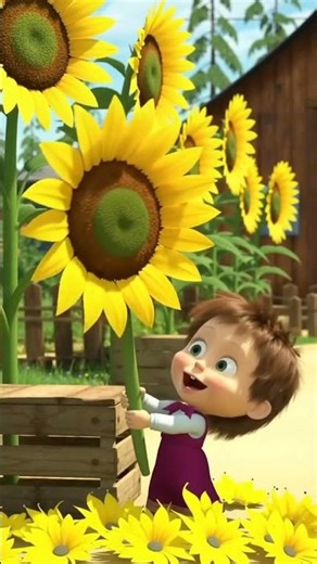 Bad Baby Shakes Sunflowers! 🌻😲 Petals Fly | Funny Kids Cartoon