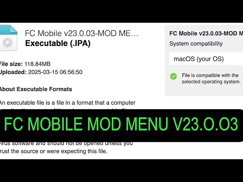 (🚀TUTORIAL!🚀) FC Mobile Mod Menu v24.0.03 | iOS and Android