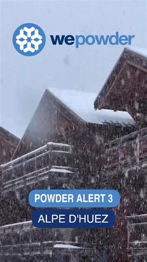 wePowder on Instagram: "Look who’s back! 🚨 Powder Alert 3 has arrived! It’s dumping big time across the Alps — from France and Switzerland all the way to parts of Austria. ❄️🔥 #flakenews #wepowder"