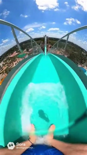 Super fast water slide