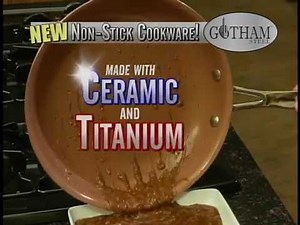 Gotham Steel Commercial Non Stick Copper Fry Pan with Ti-Cerama Coating