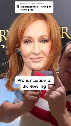 How to Pronounce JK Rowling Correctly | English Pronunciation Guide