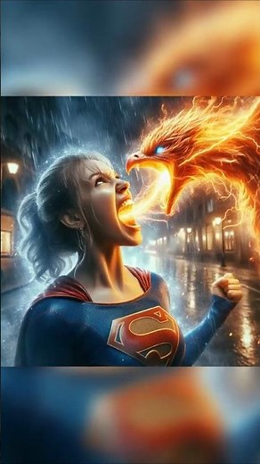 Supergirl vs Thunder Phoenix ⚡🔥 The Ultimate Power Clash!