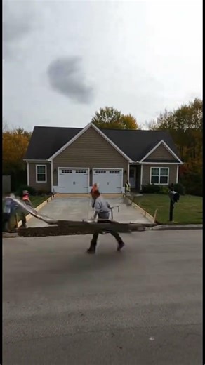 Satisfying Timelapse of New Driveway Construction