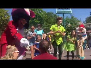 STORYTIME with Peter Pan, Wendy Darling, Captain Hook and Smee! // Disneyland