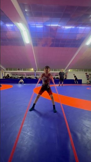 “Wrestling practice: sweat, technique, focus, repeat.”