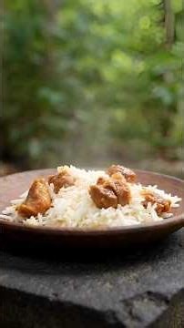 Jungle Mutton Pulao 🍚🔥 | Cooking Over Wood Fire | Pure Nature ASMR