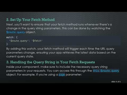 Structuring Folders and Files in Nuxt for URL Query String Parameters