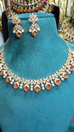 Elegant American Diamond Necklace Set for Luxury Lovers