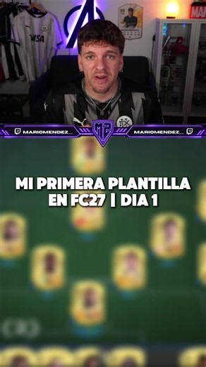 ¡Mi primera plantilla de FC27 DÍA 1! | ❤️ Sígueme si quieres ver el progreso en el día 2 #fc27 #starterteam #ultimateteam #plantillas