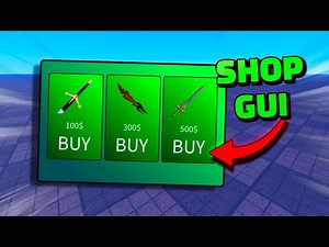 How to Make a SHOP GUI in Roblox Studio! | Tutorial