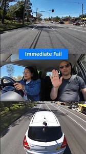 Failing to show intent to stop at a red light during your driving test can prompt a verbal intervention from the examiner. This highlights the need for focus while driving, as such an oversight often leads to a fail, underscoring the importance of paying attention to every detail on the road. #mocktest #minorerror #drivingtesterror #mockdrivingtest #drivingtestprep #drivingtest #mockdriving #carcontrol #examinerintervention #instantfail | Driving Test Australia