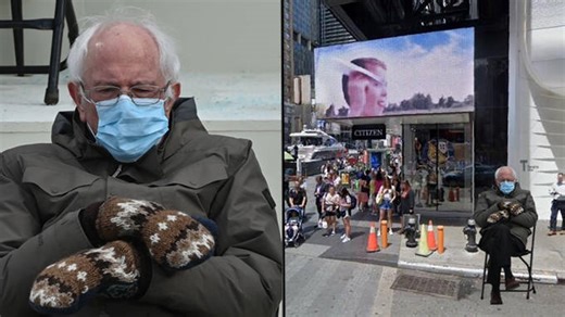 Here's how to make a Bernie Sanders mittens meme