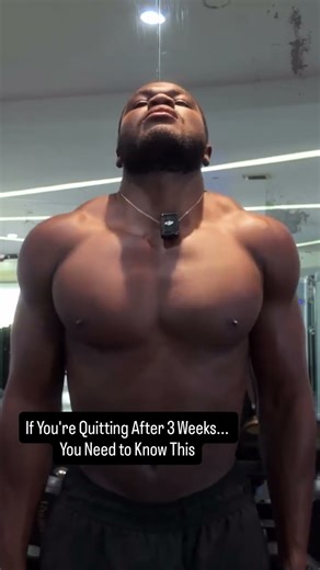 If you are quitting after 3 weeks.... you need to know this☟☟⇩