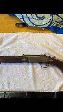 Henry Single Shot .44 Magnum at the range :D