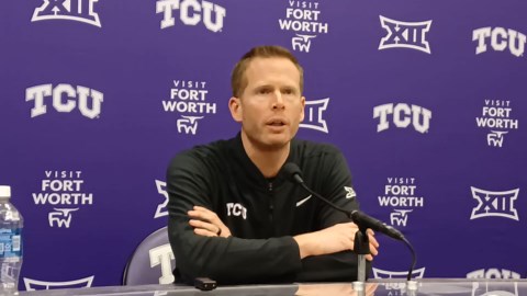 WATCH! TCU WBB Coach Mark Campbell - Samford postgame