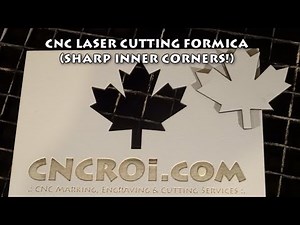 CNC Laser Engraving & Cutting Formica (sharp inner corners!)